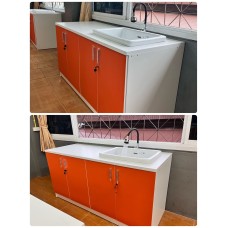 ตู้ทึบระดับหน้าต่างพร้อมอ่าง 